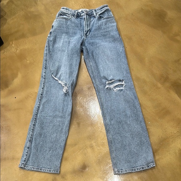 Hollister Denim - Hollister Men's Light Blue Distressed Jeans
